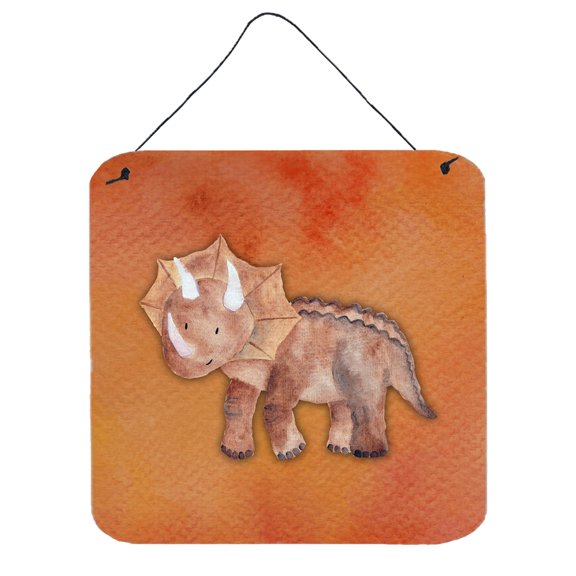 Triceratops Watercolor Wall or Door Hanging Prints