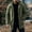 Army Green-A, variant on Winter Zipper Jackets Outwear for Men Fleece Sherpa Lined Jacket Mens Toggle Trench Coat Heavyweight Warm Hooded Casual Suede Leather Jacket with Multi Pockets
