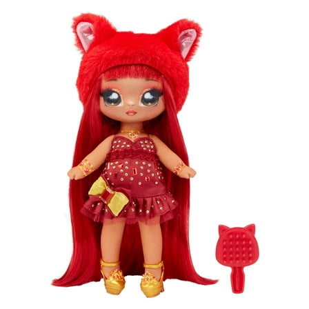 Na Na Na Surprise Sweetest Gems Ruby Frost 7.5" Fashion Doll Garnet Birthstone-Inspired (Red) Ages 4 