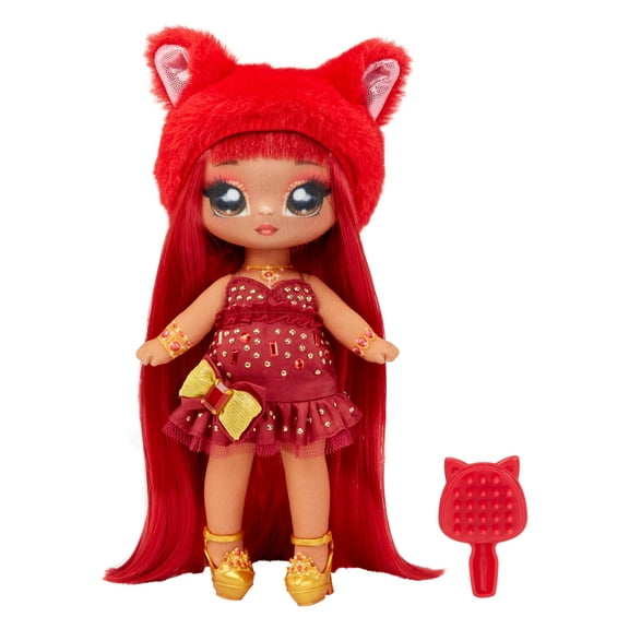 Na Na Na Surprise Sweetest Gems Ruby Frost 7.5" Fashion Doll Garnet Birthstone-Inspired (Red) Ages 4