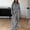 Black, variant on Women's Striped Print Crew Neck Long Sleeve Top Drawstring Waist Wide Leg Pants 2 Piece Outfit, Loose Loungewear Matching Set Black XL(XL)