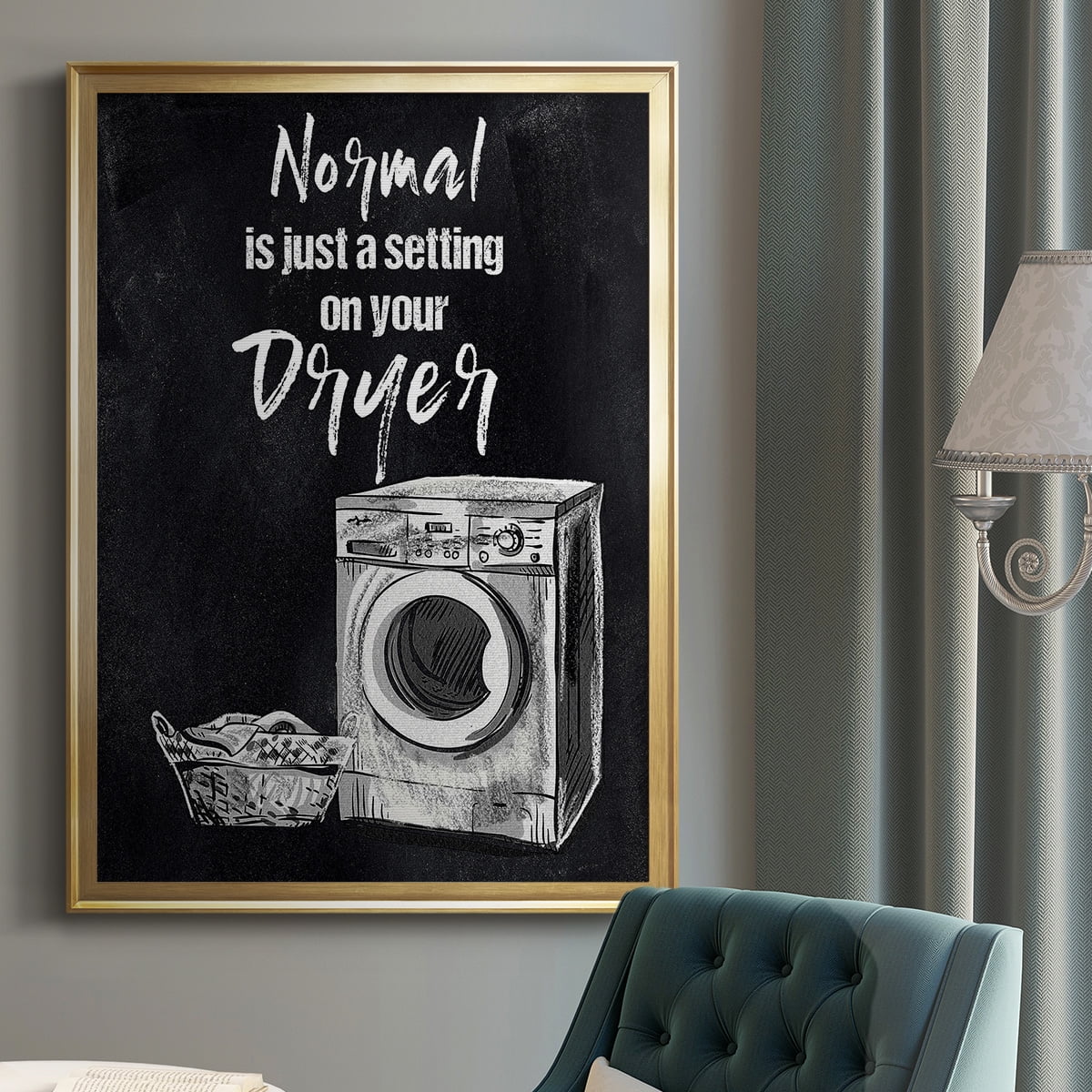 Normal Is Just A Setting Premium Framed Print - Ready to Hang