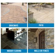 Rainguard Water Sealers Stone Sealer, Penetrating Protection Against Moisture Damage and Stains, For All Stone Surfaces, Silane/Siloxane Waterproofer, Natural Finish, Ready to Use, 1 Gallon