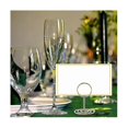 thumbnail image 5 of 40 soportes para números de mesa, portatarjetas de lugar, portatarjetas de mesa, portafotos para recepción de boda, 5 of 5