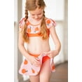 thumbnail image 6 of Millie Loves Lily Girls Orange Gingham Check 2-PC Ruffle Swimsuit,Big Girls,Size 6,2-PCS,UPF 50+, 6 of 6