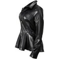 thumbnail image 2 of Luis Leather Women's Genuine Black Leather Peplum Flared Jacket., 2 of 6