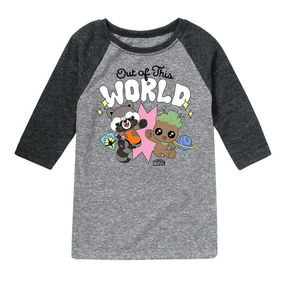 Marvel Guardians of the Galaxy - Out Of This World - Toddler And Youth Raglan