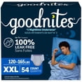thumbnail image 1 of Sous-vêtements de nuit Goodnites pour garçons, taille TTG (54 à 75 kg [120 à 165 lb]), 54 sous-vêtements, 1 of 10