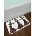 thumbnail image 2 of African Woman Bath Mat, Young Women in Stylish Native Costumes Carnival Festival Theme Dance Moves, Non-Slip Plush Mat Bathroom Kitchen Laundry Room Decor, 29.5 X 17.5 Inches, Multicolor, Ambesonne, 2 of 2