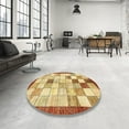 thumbnail image 3 of Ahgly Company Indoor Rectangle Abstract Red Checkered Area Rugs, 7' x 10', 3 of 6