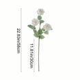 thumbnail image 3 of Artificial 3 Heads Roses Artificial Flower For Home Decoration, 3 of 8