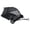 Black, variant on Dbuoem 44- inch Tow Behind Lawn Sweeper,Adjustable Sweeping Height Leaf Grass Collector,Yard Sweeper with Dumping Rope Rubber Wheels