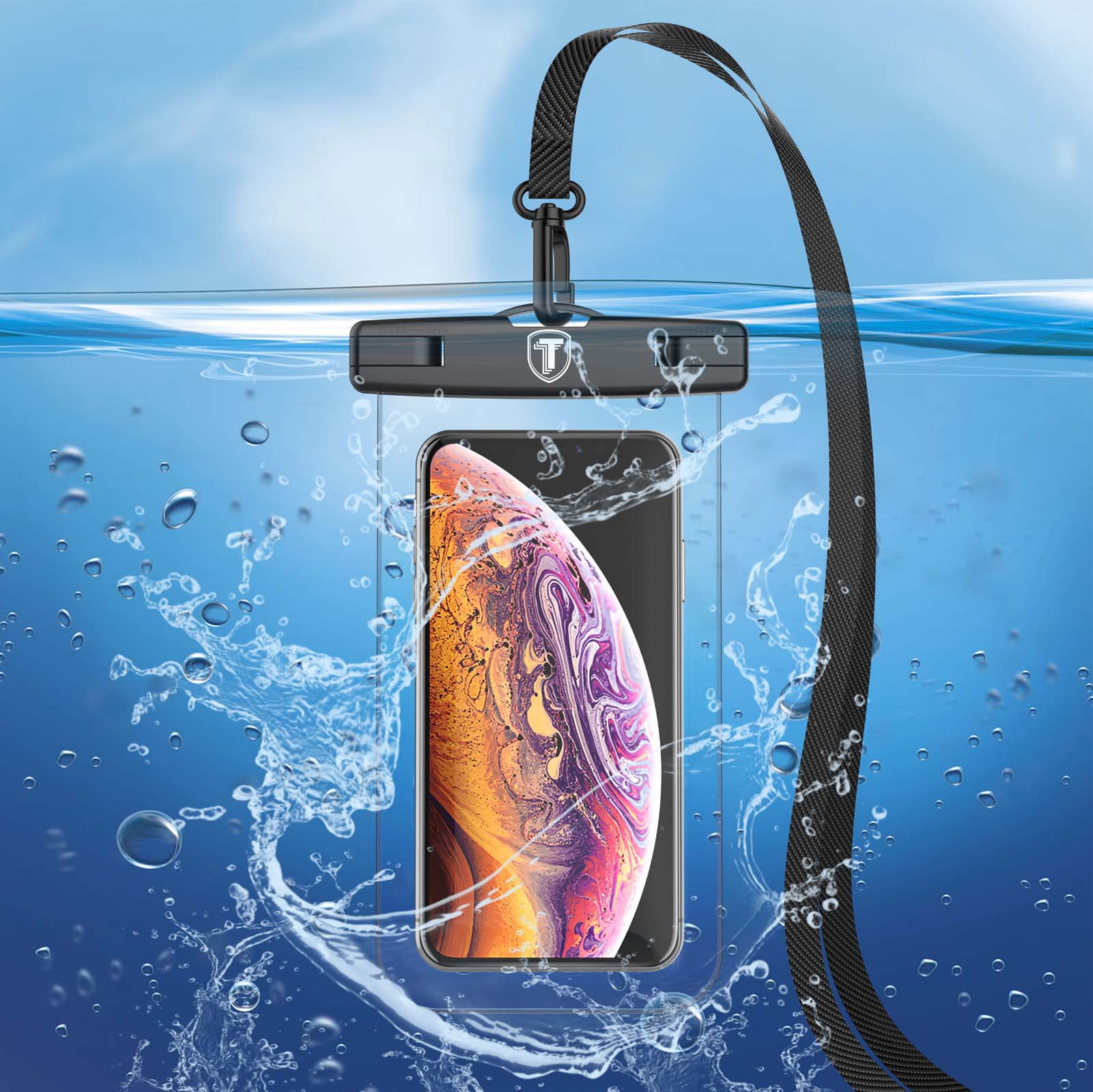 Universal Protective Beach Case 30M Underwater Waterproof Bag for = SAMSUNG GALAXY A50 Transparent 2019 DFV mobile 