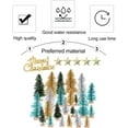 thumbnail image 2 of 49PCS Mini Christmas Sisal Trees, Desktop Miniature Christmas Tree Pine Tree with Wood Base, Bottle Brush Trees for Winter Snow Miniature Scenes Xmas Tabletop Decor, 2 of 5