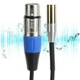 thumbnail image 1 of Mini XLR 3 Pin Male to 3 Pin Female Audio Cable for Camera, Connector for , , Ideal for BMPCC 4K/6K Professional Video Cameras, Shielding Layer, Plug and Play, 1 of 7