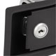 thumbnail image 3 of 2 Pcs RV Handle Latch Carbon Steel Zinc Alloy Embedded Panel Toolbox Cabinet Lock for Trailers Car, 3 of 5