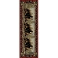 thumbnail image 1 of Mayberry Rug LK7270 2X8 Tapis Lodge King Grizzly Fente 2 Pi. 3 Po. x 7 Pi. 7 Po., Multicolore, 1 of 1