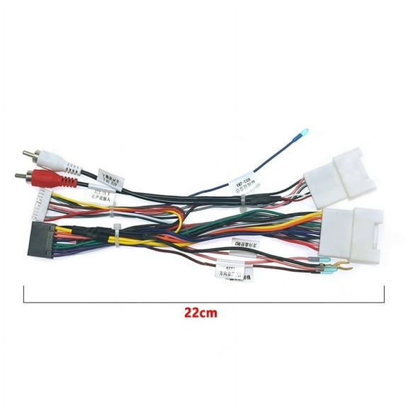 Car 16Pin Audio Wiring Harness W/Canbus For Mitsubishi Outlander Pajero Stereo