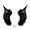 A, variant on Plush Bat Ears Headband Detailed Craftsmanship Headwear Hair Hoop For Cosplay And Stage Use