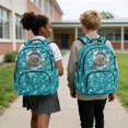 thumbnail image 5 of Whosucclay Turtle and Jellyfish Design 17 Inch Backpack for Boys Girls, Lightweight Adjustable Straps Kids Backpack for High School Elementary School Kindergarten, 5 of 8