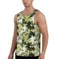 thumbnail image 2 of Rateoe Hawaii Palms Pattern Sleeveless Gym Shirt Muscle Tee Breathable Workout Shirt Slim-Fit Tank Quick Dry Fit Muscle Tank Top Bodybuilding Sleeveless T Shirt-XX-Large, 2 of 7