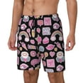 thumbnail image 2 of Fotbe Elements Men’s Swim Trunks Quick Dry Swim Shorts Board Shorts with Mesh Lining-Large, 2 of 9