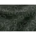 thumbnail image 4 of oneOone Viscose Jersey Fabric Geometric Maze & Rabbit Animal Sashiko Print Fabric by Yard 60 Inch Wide, 4 of 5