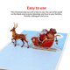 thumbnail image 3 of Navidad Papá Noel Pop Up Tarjeta 3D Papá Noel Ciervo Tarjeta De Felicitación De Navidad Papel Exquisito Tarjeta De Papá Noel De Navidad Para Fiesta Festival Vacaciones 2 Piezas Guardurnaity EL009121-00, 3 of 5
