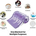 thumbnail image 6 of Custom Blanket with Name, Personalized Name Blanket for Baby Kids Adult, Customized Flannel Throw Blanket Gift for Christmas Birthday Valentines…, 6 of 6