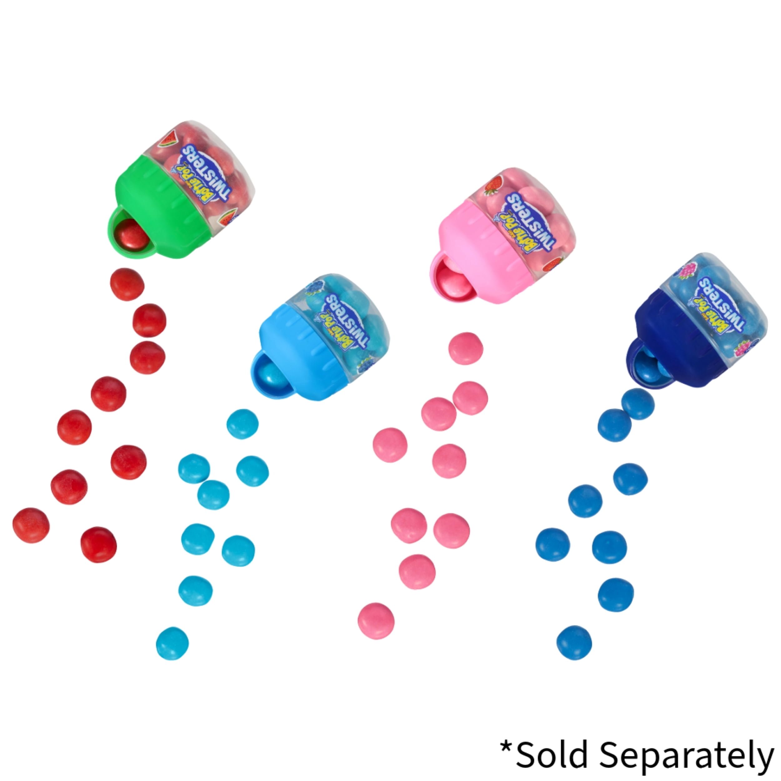Baby Bottle Pop, Twisters, Assorted Fruity Flavors, Chewy Candy, 2.7 oz, Bottle