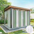 thumbnail image 6 of Sage Green Grey Stripe Outdoor Curtains for Patio Waterproof,Windproof Privacy Curtains with Weighted Bottom,Farmhouse Simple Striped Outside Drapes for Picnic Garage Backyard Cabana 54"x108" 2 Panel, 6 of 8