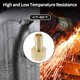 thumbnail image 3 of Conectores de rosca hembra de latón para manguera de 1/2" 3/8" NPT para aire, agua, aceite, gas, combustible, 2 piezas tono dorado, 3 of 6