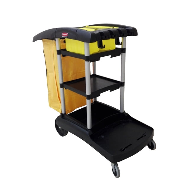 Carro De Limpieza De Alta Capacidad Rubbermaid Negro Rubbermaid FG9T7200BLA