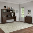 thumbnail image 2 of Bush Furniture Somerset 72W Office Desk with Hutch and Lateral File Cabinet, Mocha Cherry, 2 of 8