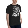 thumbnail image 5 of Share The Love T Shirt for Men Women, 3D Print T-Shirts, Casual Short Sleeve Tee, Crew Neck, 5 of 9