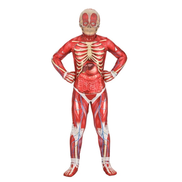 Kid's Body Skeleton Costume