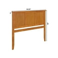 thumbnail image 7 of AFI Madison Queen Solid Wood Panel Headboard, Light Toffee, 7 of 7