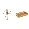 thumbnail image 1 of Reloj De Pared Sin Tictac, Ligero, Decoración De Pared Para Estudio, Dormitorio, Cafetería Y Bar+Cestas De Frutas Con Asa Bandeja Organizadora De Alimentos Para Mesa De Centro Dormitorio, 1 of 9