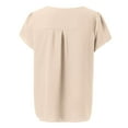 thumbnail image 6 of Tops for Women Trendy Floral Tees Women Thermal Top Raglan Top Silk Blouse Elegant Striped Sleeve Sleeve Shirt for Long Sleeved Womens Athletic Tops Womens Tunic Sweater Short Beige M, 6 of 6