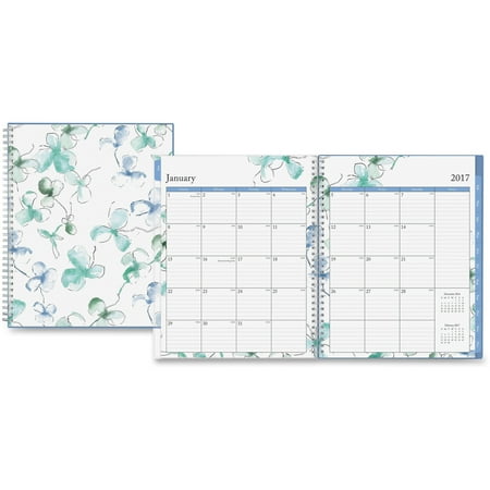 Blue Sky, BLS18005, Large Weekly/Monthly Lindley Frosted Planner, 1 Each, Multicolor,Frosted