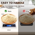 thumbnail image 7 of Kivanta Digital Kitchen Scale 33lb 1g 0.05oz High Precision Usb Rechargeable Waterproof Stainless Steel Food Scale LCD Display for Cooking Baking, 7 of 7