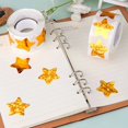 thumbnail image 2 of 500 Uds pegatinas holográficas de estrellas para niños recompensa pegatinas de estrellas de lámina brillante de 1 pulgada pegatinas autoadhesivas doradas metálicas, 2 of 4