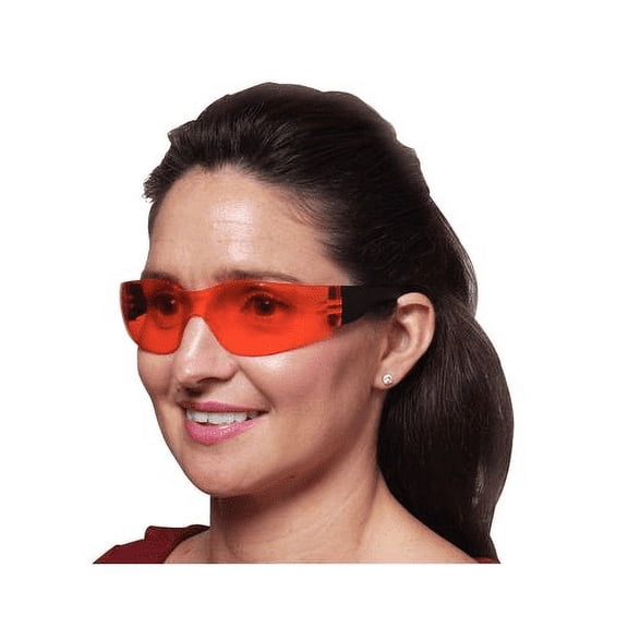 Palmero Sales 3600 Bonding Wraps Eyewear Fog-Free Glasses Amber Lens 1/Pk
