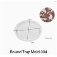 thumbnail image 1 of Bandeja redonda de 2 piezas, bandeja de almacenamiento, molde de silicona con base for maceta, 1 of 2