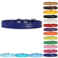 thumbnail image 2 of Faux Leather Collar Metal Buckle Pet Collar Adjustable Pet Collar for Small Dogs, 2 of 10