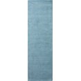 thumbnail image 2 of Bashian S176-LBL-2.6X8-ALM179 Contempo Collection Solid Contemporary 100 Percent Wool Hand Loomed Area Rug, Light Blue - 2 ft. 6 in. x 8 ft., 2 of 5