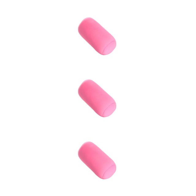 Ruiboury Roll Pillow For Neck And Back Support Soft And Comfortable All Day Long Natural Polyester Neck Back Support Pillow pink 30X16 3Set