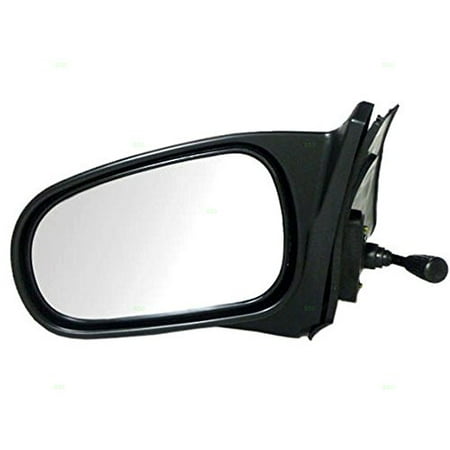 Aftermarket Side View Mirrors - Drivers Manual Remote Side View Mirror Replacement for Honda 76250-S00-A05, Brand new aftermarket replacement By AUTOANDART