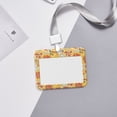 thumbnail image 6 of Zufioo Cute Pizza In Various Print Work Badge Protective Case, Waterproof Lanyard, Badge Transparent Clip, Suitable for Induction Card Badge Swipe Credit Card, 6 of 7