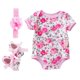 thumbnail image 2 of Baby Clothes Girl Costume Cotton Outfit Romper Assorted Dressing 1 Set, 2 of 3